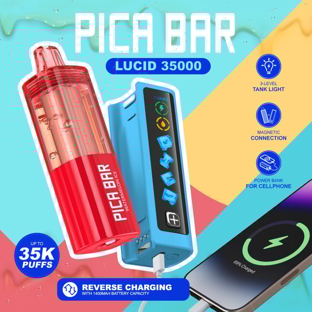 PICA BAR "Lucid" 35K Disposable KIT - 35,000 Puff