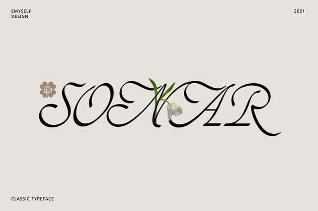 ED - Sonar Typeface