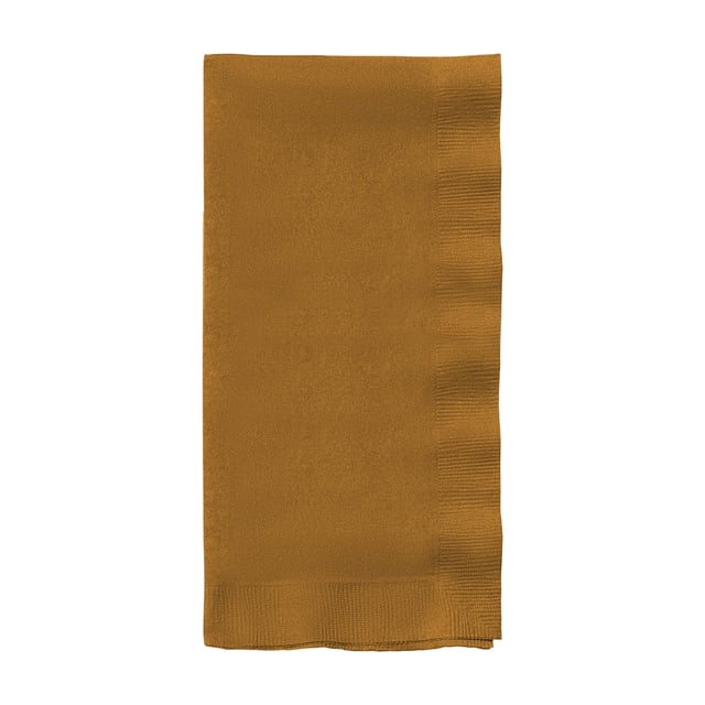 Glittering Gold Paper Dinner Napkins