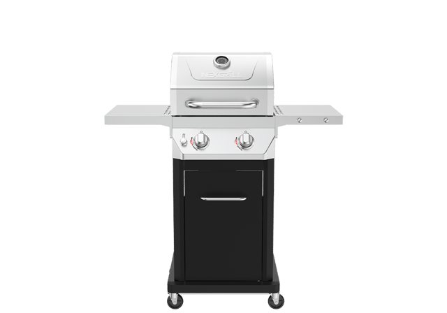 2-Burner Gas Grill in Black