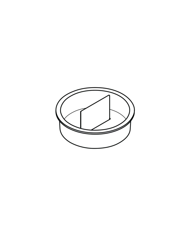 Basketball Hoop System Base Cap 1.75"