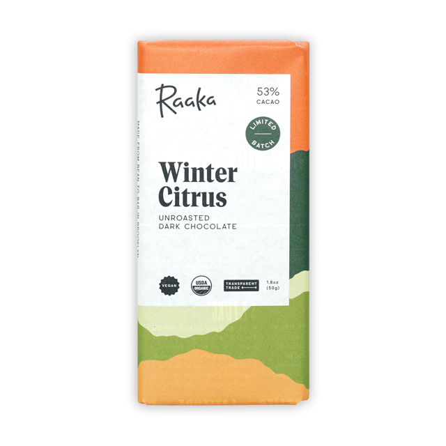 Raaka Winter Citrus Chocolate 53% (Seasonal)