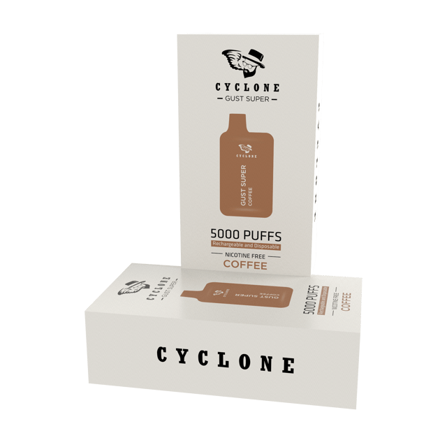 Nicotine Free Gust Super Coffee Rechargeable Disposable