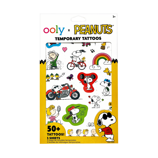OOLY x Peanuts Temporary Tattoos