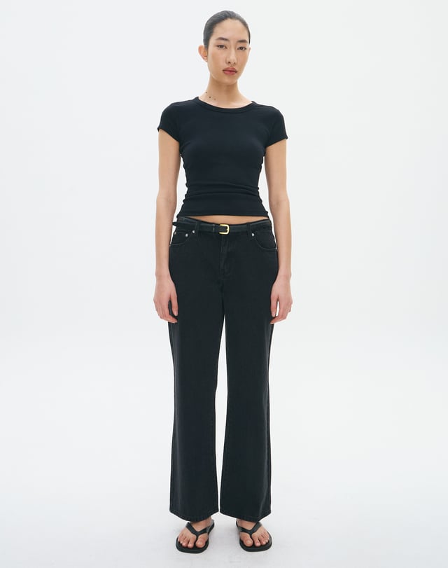 Low Rise Straight Leg Jean