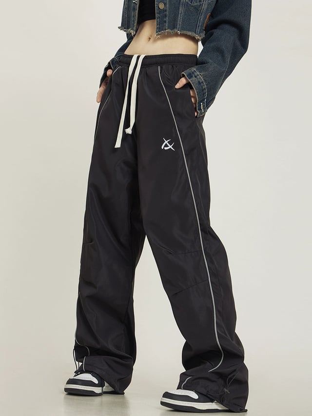 CTB Wide-Leg Track Pants
