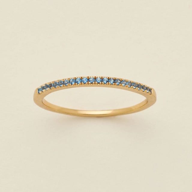 December Birthstone Stacking Ring
