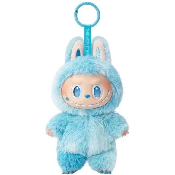 POP MART Labubu V3 Big Into Energy The Monsters Hope (Blue) Plush AUTHENTIC