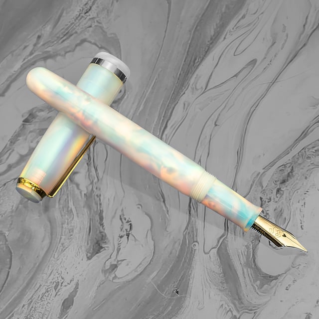 Magna Carta MAG 650 Fountain Pen in OPAREX Rainbow - 14kt Gold Flex Nib