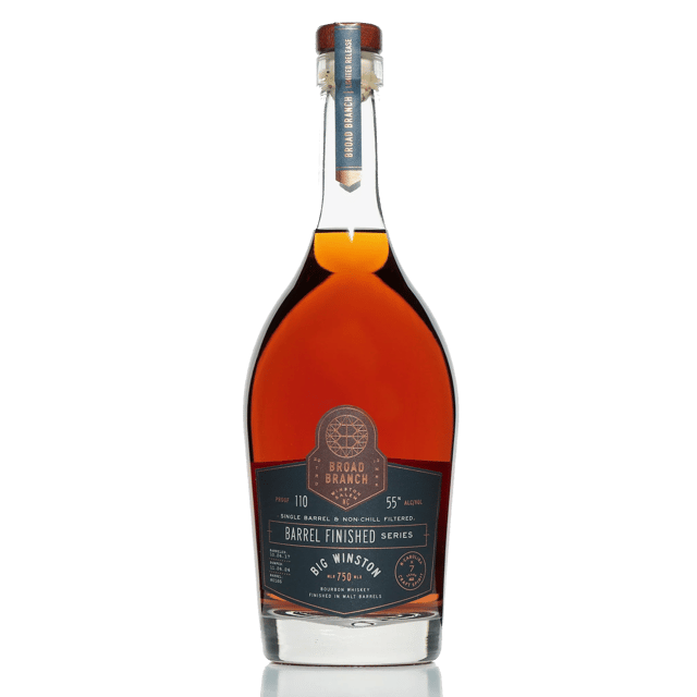 Broad Branch Distillery "Big Winston" Bourbon Whiskey Finished in Malt Barrels