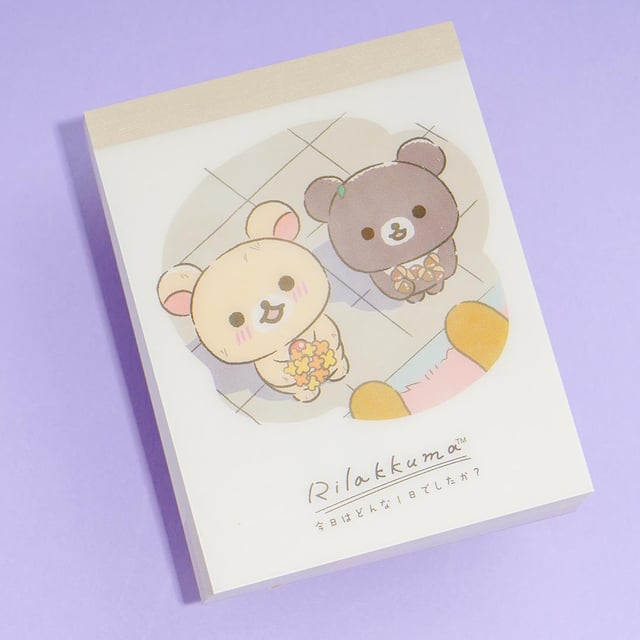 Rilakkuma Nature Mini Memo Pad