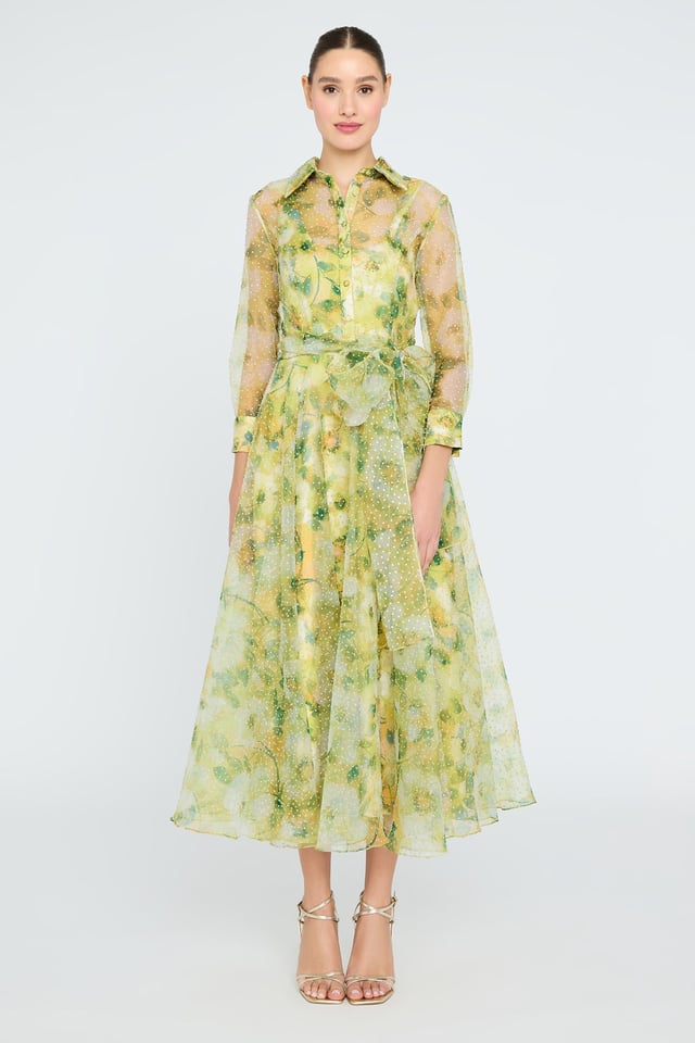 Magdalene Organza Shirt Dress
