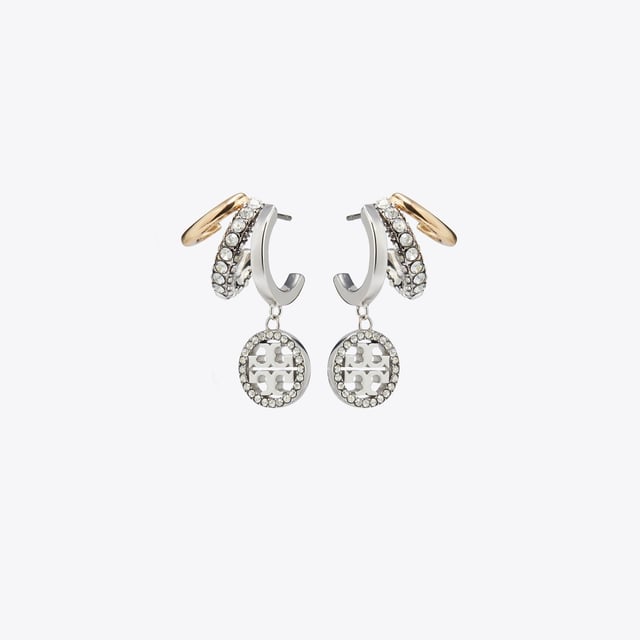 Miller Pavé Triple Hoop Earrings