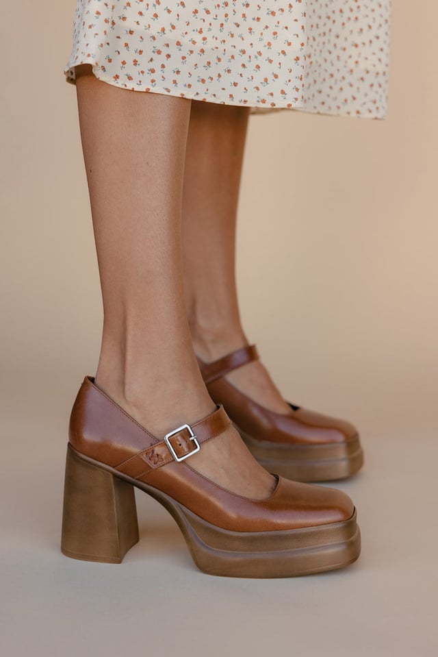 Free People Marais Mary Jane Heels