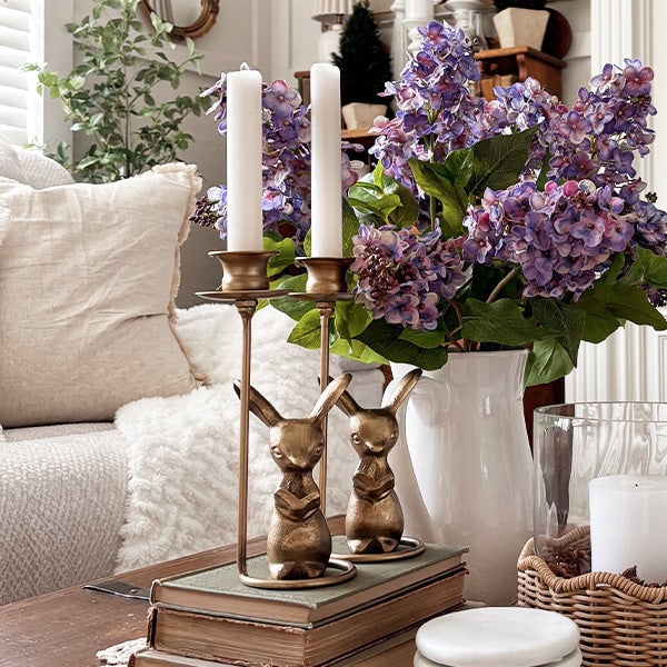 Creative Mouse Taper Candle Holders, Set of 2