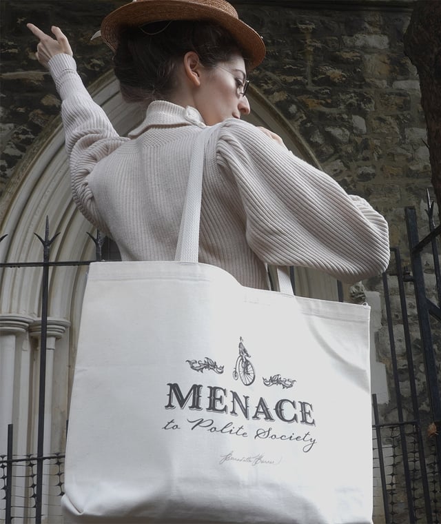 Menace to Polite Society Tote Bag