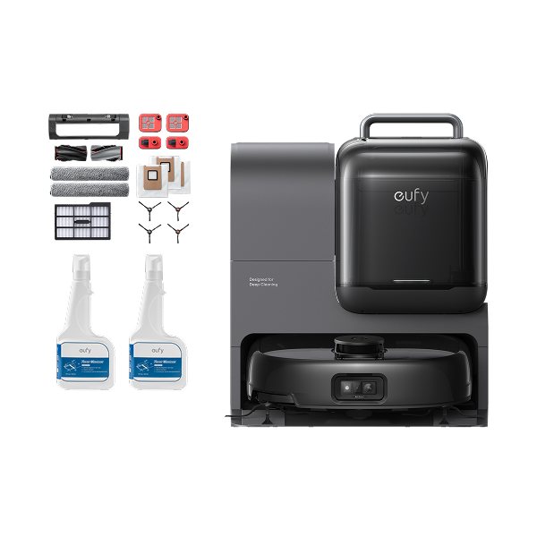 eufy Robot Vacuum Omni E28 + Accessories Package + Floor Cleaner*2