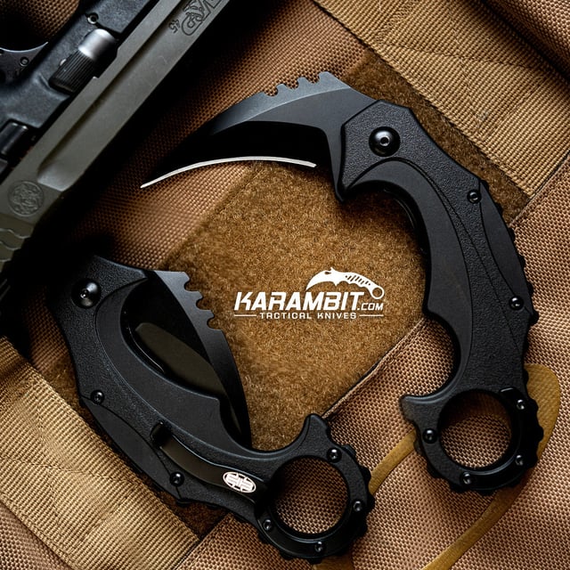 Brous Enforcer Blackout Folding Karambit
