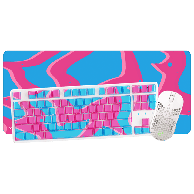 Cotton Candy Bundle - TKL Mechanical Keyboard Bundle