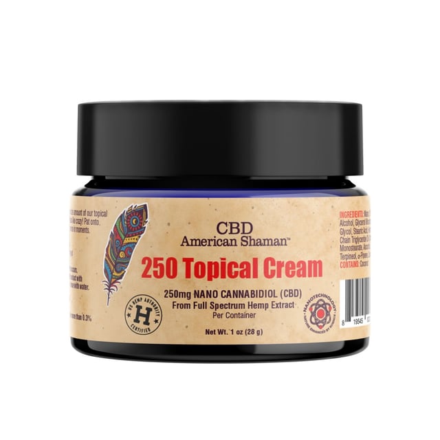 250mg CBD Topical Cream