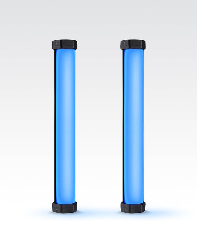Lume Cube RGB Tube Light Mini 2-Pack App Controlled 1ft. LED Tube Lights