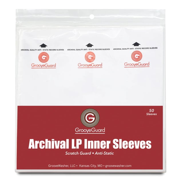 GrooveGuard: Archival Inner Sleeves (50 Pack)