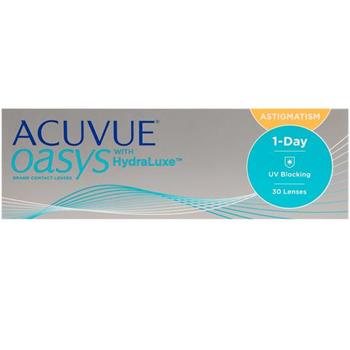 1-Day Acuvue Oasys Astigmatism 30 pack with HydraLuxe