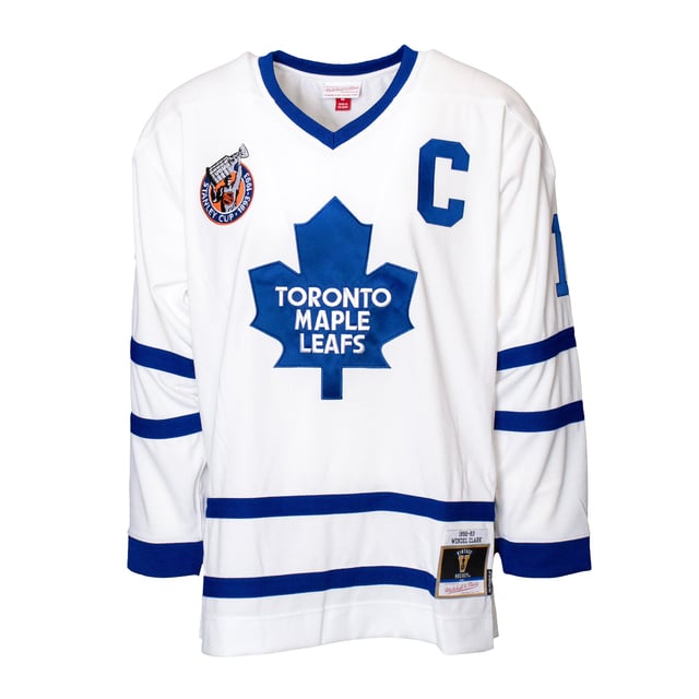 Maple Leafs Mitchell & Ness 1992 Clark Jersey