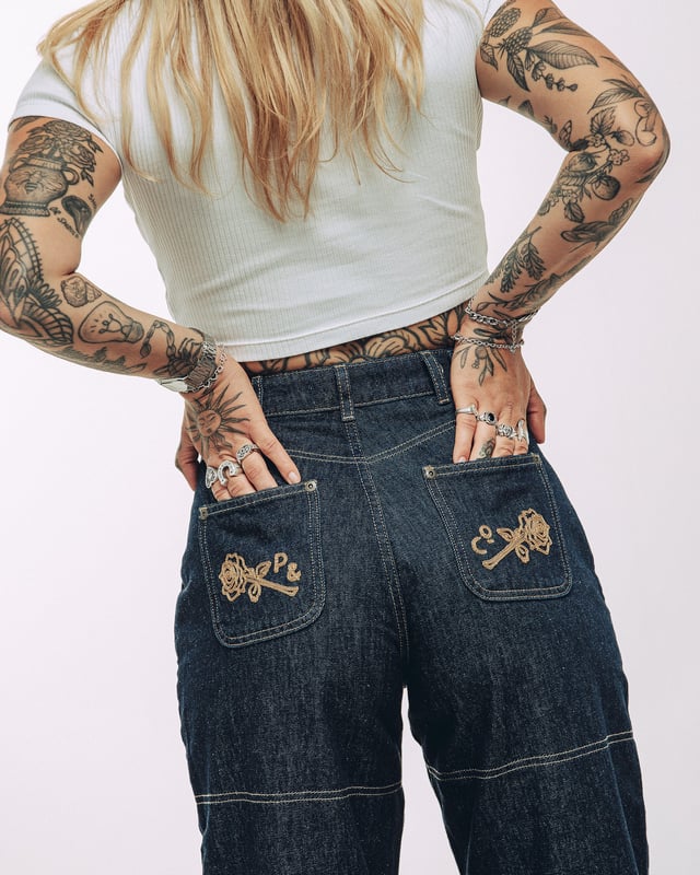 Rosa High Waisted Jean - Indigo Denim