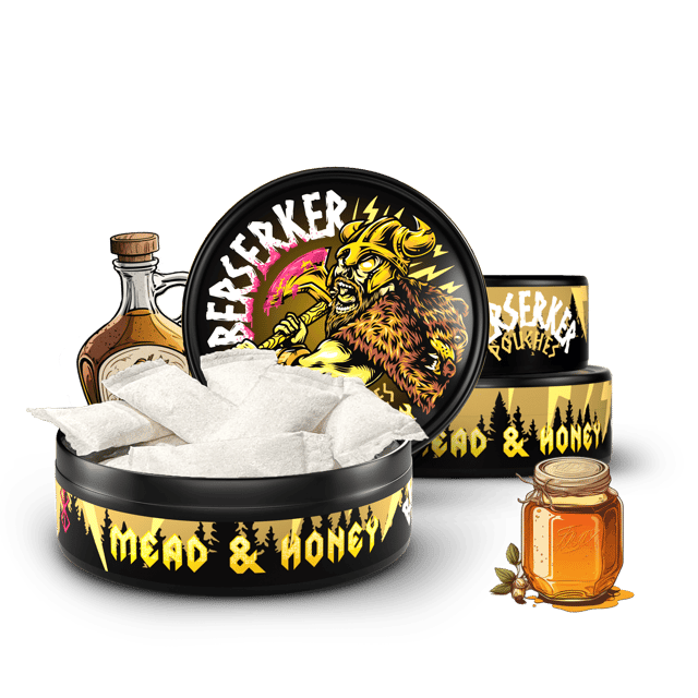 Berserker Caffeine Pouches - Mead & Honey