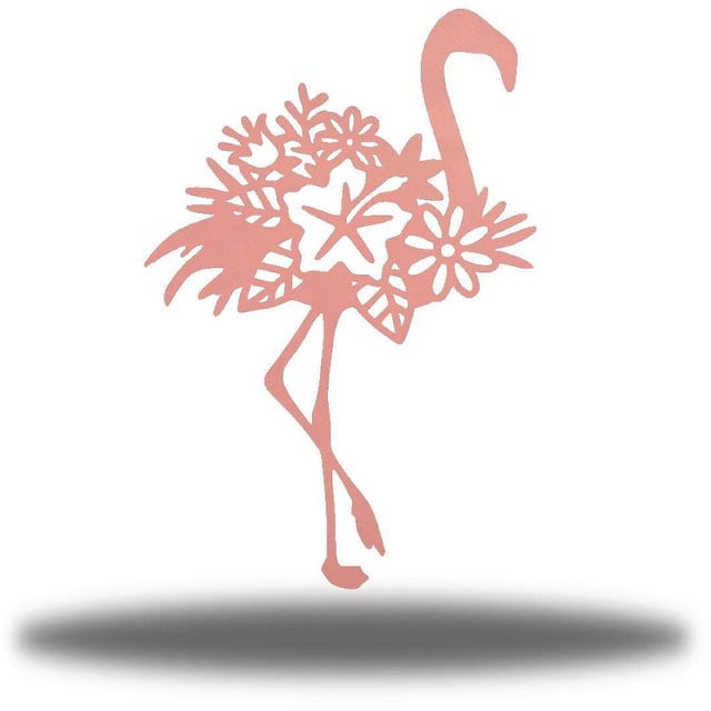 Floral Flamingo