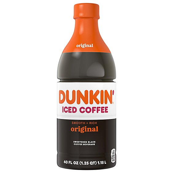 Dunkin' Original Iced Coffee Bottle - 40 Fl. Oz.