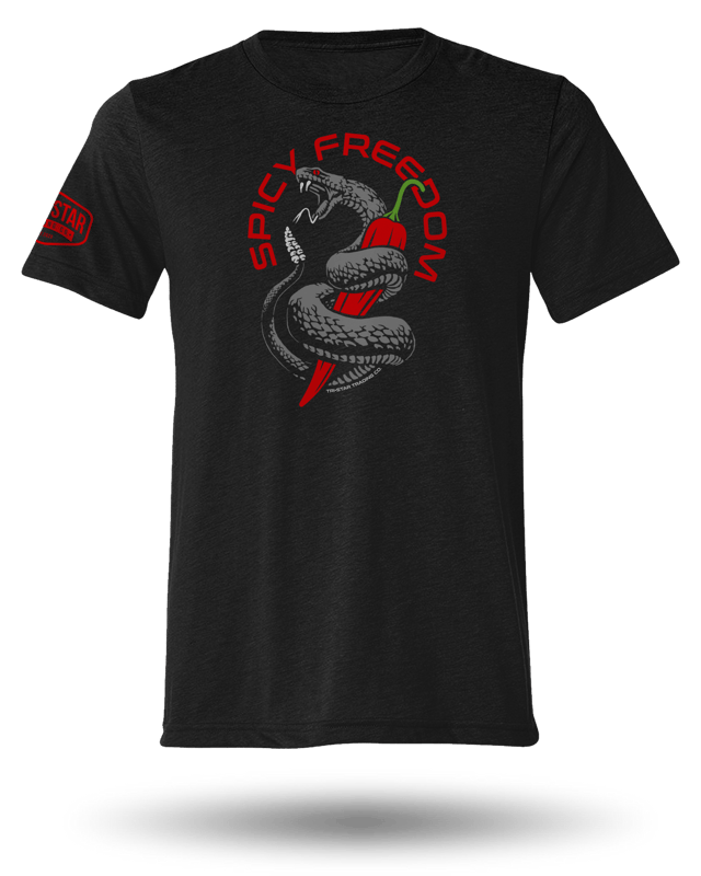 SPICY FREEDOM TEE - BLACK