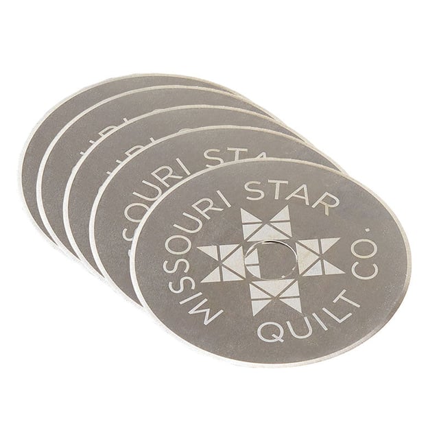 Missouri Star 45mm Rotary Replacement Blades - 5 Pack