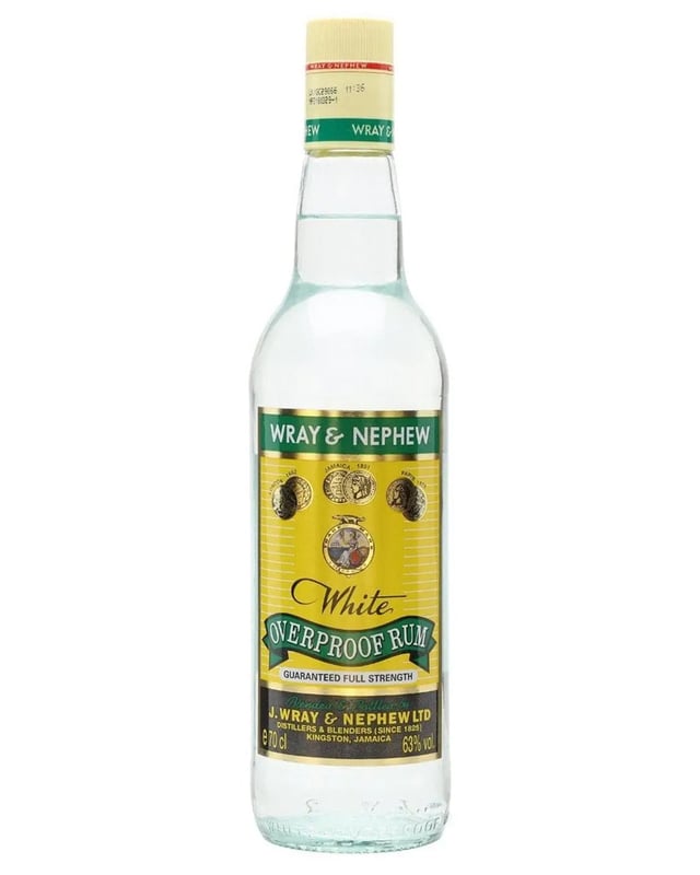 Wray & Nephew White Over Proof Rum, 70 cl