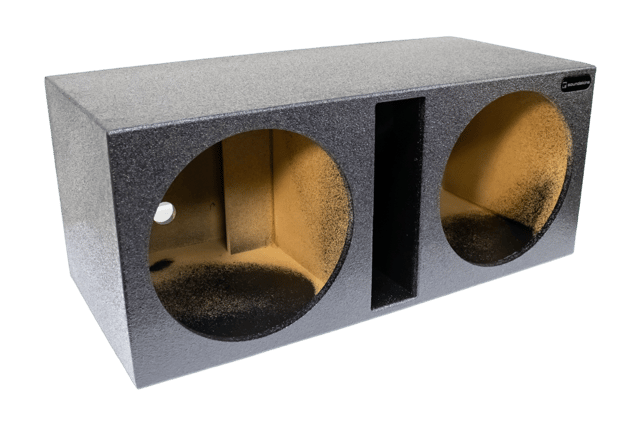 SoundSkins Enclosures | Universal Dual 15" Ported - Premium USA Made Subwoofer Box with Bed Liner Spray Finish
