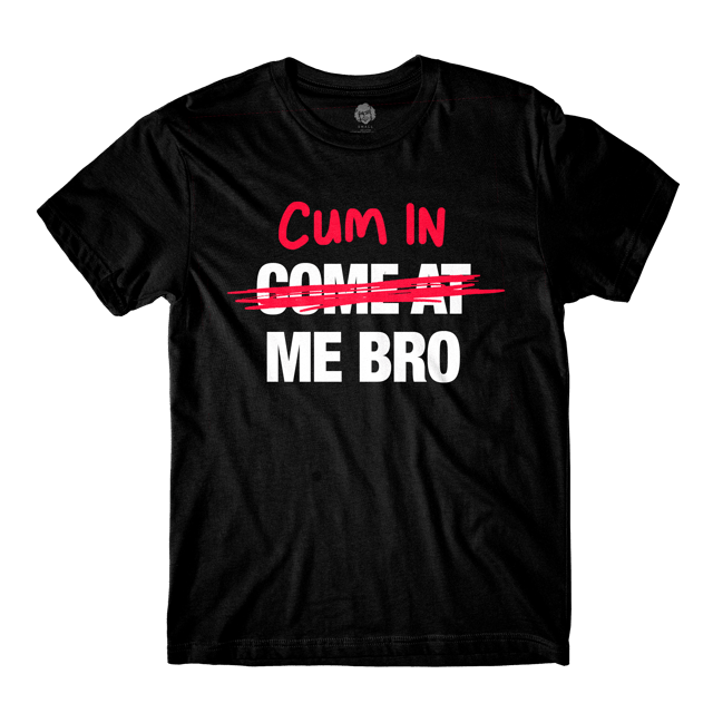 Come At Me Black Tee