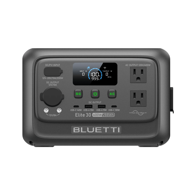 BLUETTI Elite 30 V2 Portable Power Station | 600W 288Wh