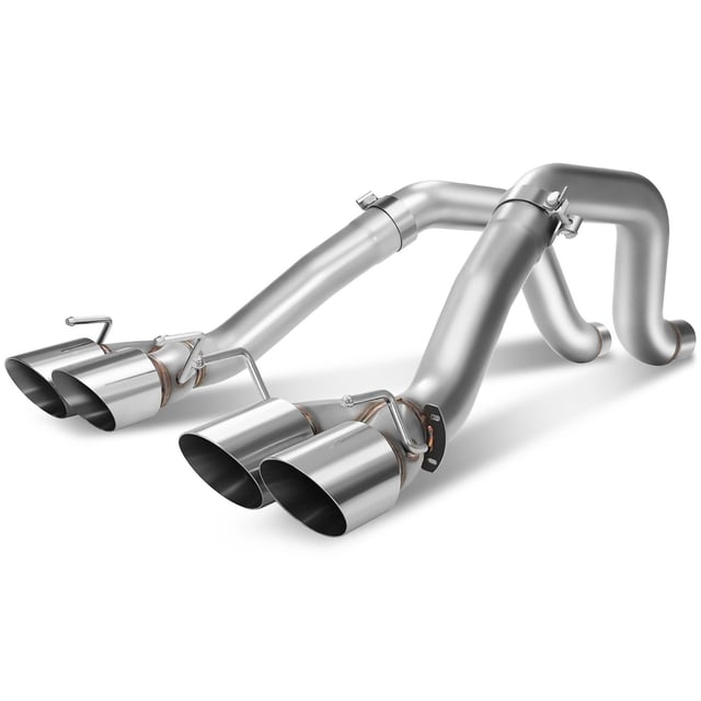 Axle-Back Exhaust w/ 3 in. OD Piping <br> 05-08 Chevy Corvette 6.0L, 6.2L