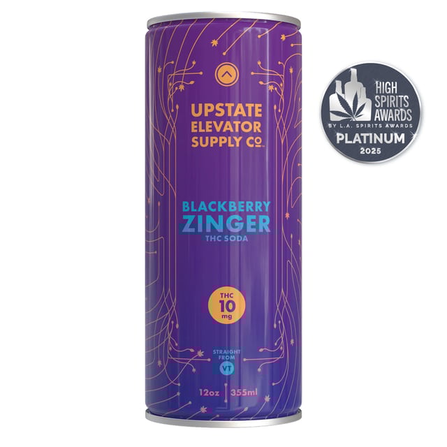 10mg THC Blackberry Zinger Soda