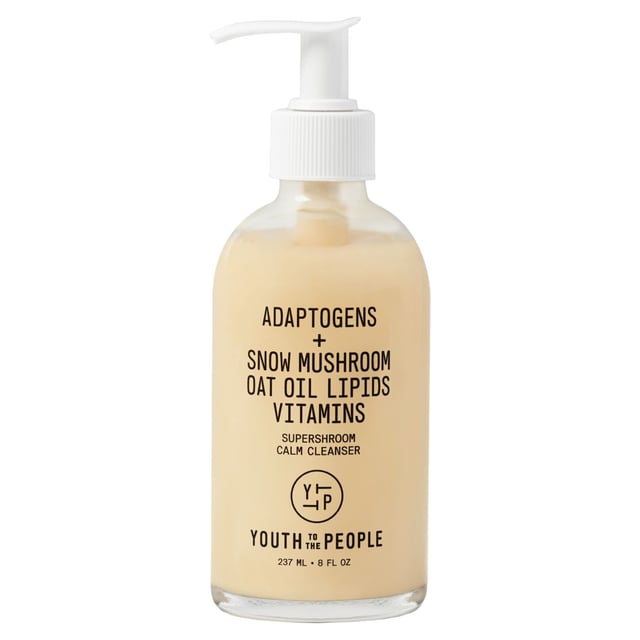 Supershroom Calming Face Cleanser with Peptides for Sensitive & Dry Skin