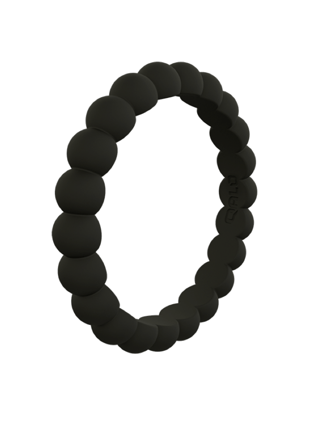 Women's Stackable Bead Silicone Ring