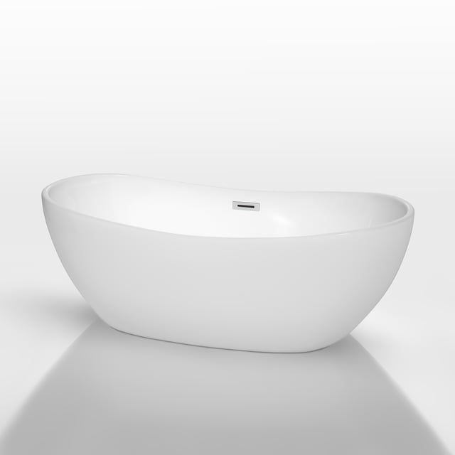 Rebecca 65" Soaking Bathtub by Wyndham Collection - White