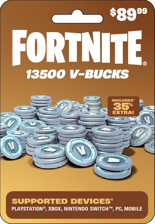 FORTNITE V-BUCKS GIFT CARD PLAYSTATION XBOX ONE NINTENDO SWITCH IPHONE IPAD GAME