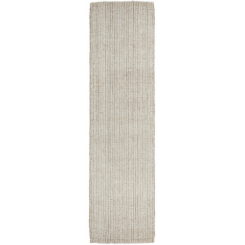 Natural & Cream Hand-Loomed Wool-Blend Runner