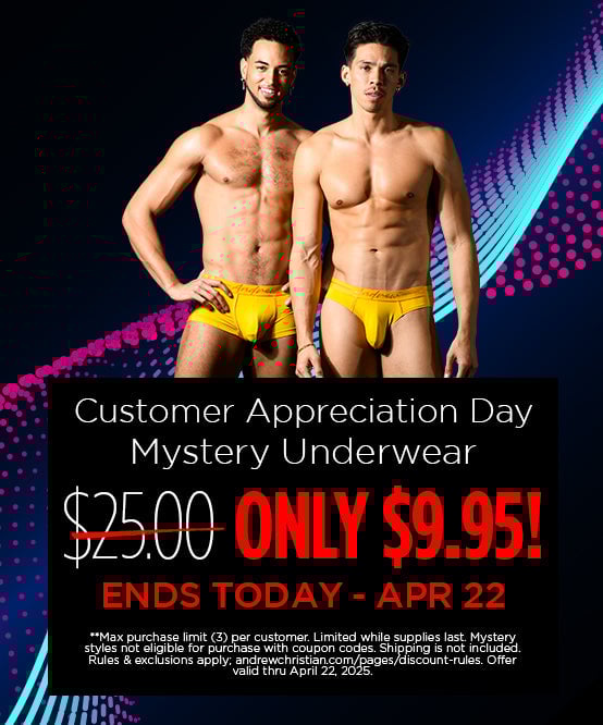 DOORBUSTER! $5 Mystery Briefs (max purchase limit (3) per customer)