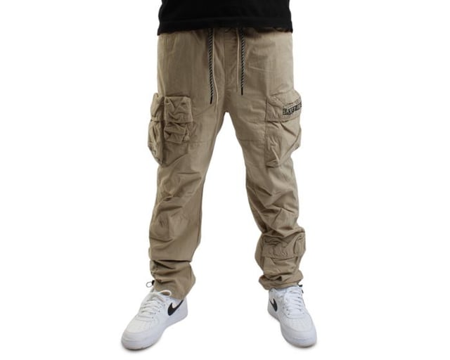 Smoke Rise Nylon Multi Cargo Pant WP24181SK-KHA - Karmaloop