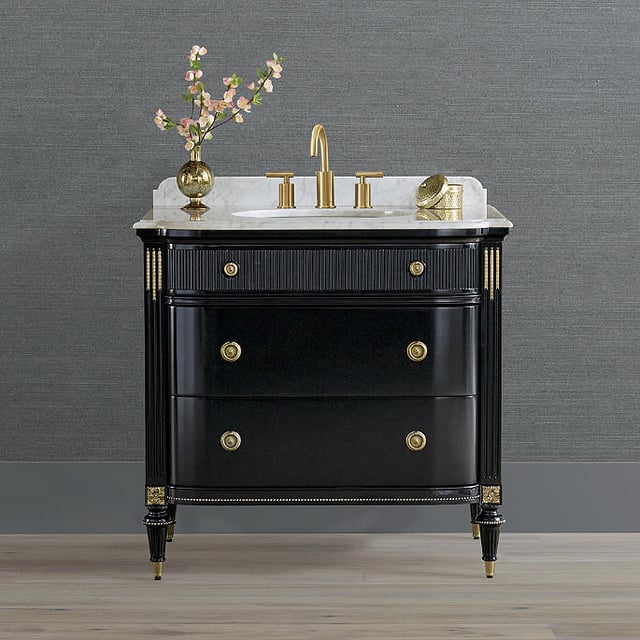 Regency Bow Front 36" Single Bath Vanity