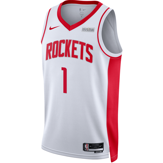 Men's Houston Rockets Nike Amen Thompson Association Edition Swingman Jersey