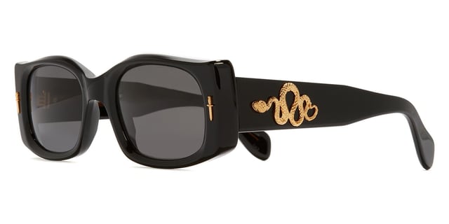 Cutler and Gross Sun x The Great Frog Diablo Limited Edition GFLE010 01 Black with Gold Snake